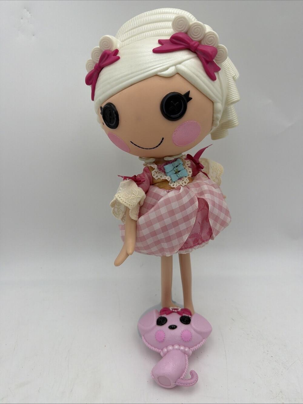 Lalaloopsy Suzette La Sweet 12" Full-Size Doll 2009 No Shoes With Pet Retired